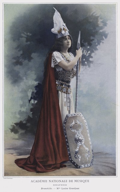 Louise Grandjean come Brunnhilde in Siegfried da Reutlinger Studio